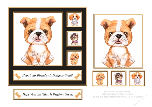 Doggone Great Birthday (Card Four)