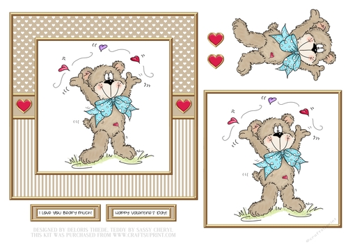 I Love You Beary Much - Tan