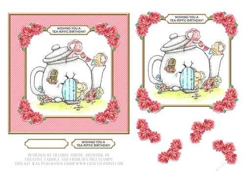 Wishing You A Tea-Riffic Birthday (Pink)