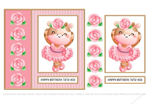 Happy Birthday TUTU You (Card One)