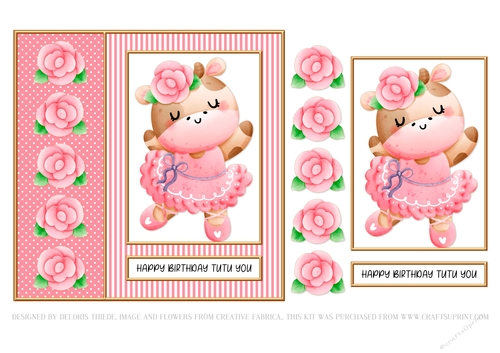 Happy Birthday TUTU You (Card Three)