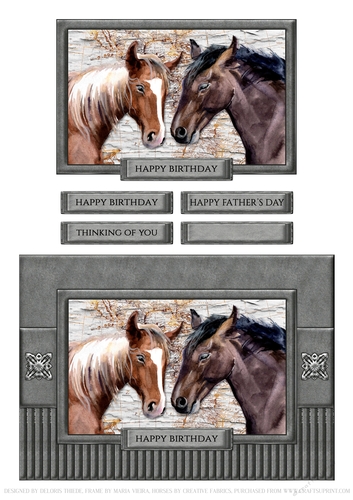 Horses - Birthday or Fathers Day