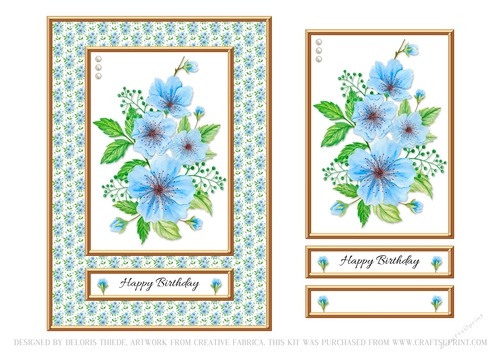 Lovely Cherry Blossoms Birthday (Card One)