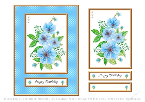 Lovely Cherry Blossoms Birthday (Card Two)