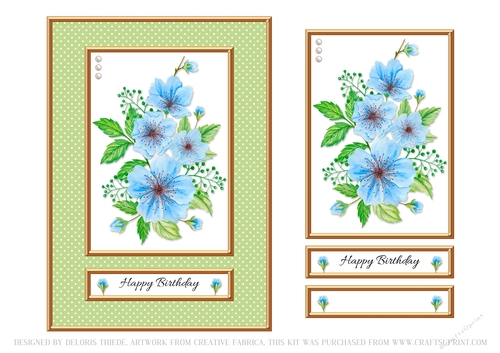 Lovely Cherry Blossoms Birthday (Card Three)