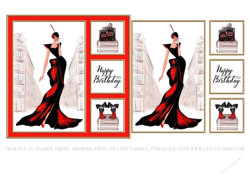 Lovely Lady Birthday - Card Four