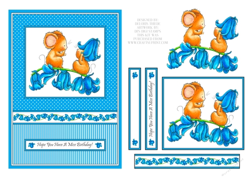 Cute Critters Birthday Topper