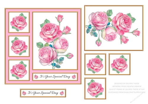 Lovely Watercolor Roses