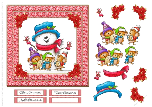 Caroling Cuties - Card Two