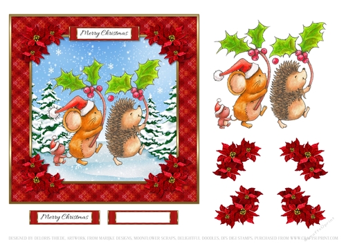 Cute Critters Holiday Topper