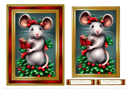 Merry Chrismouse - Card Two