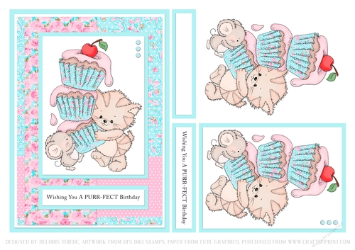 Cute Critters Birthday Topper