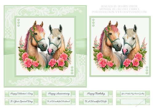 Lovely Horses Topper