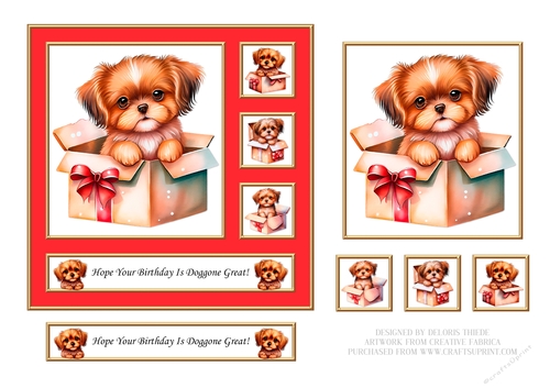 Doggone Great Birthday - Card One