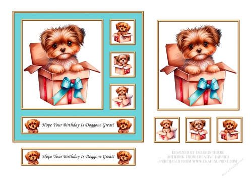 Doggone Great Birthday - Card Five