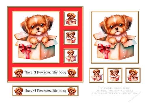Have A Pawsome Birthday - Card Two