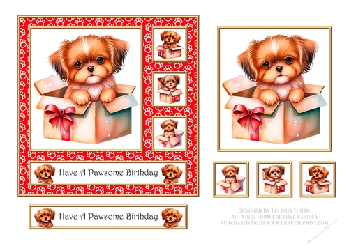 Have A Pawsome Birthday - Card Four