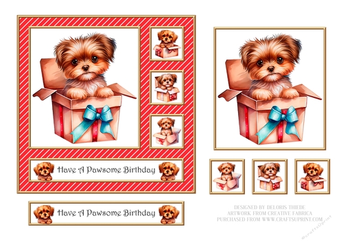 Have A Pawsome Birthday - Card Five