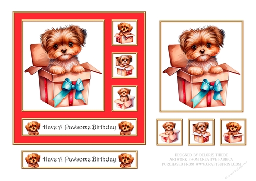 Have A Pawsome Birthday - Card Six