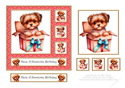 Have A Pawsome Birthday - Card Seven