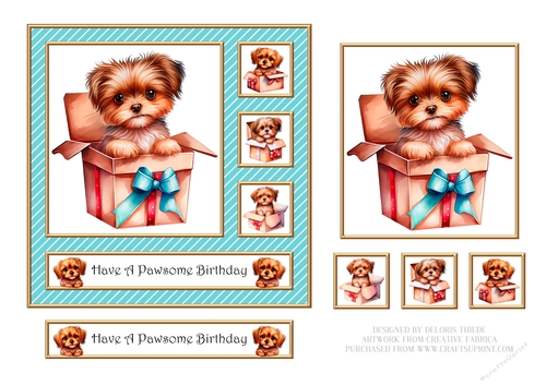 Have A Pawsome Birthday - Card Nine