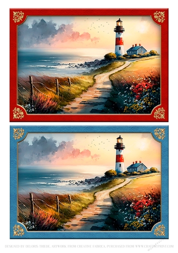 Masculine Lighthouse Cards Kit 2
