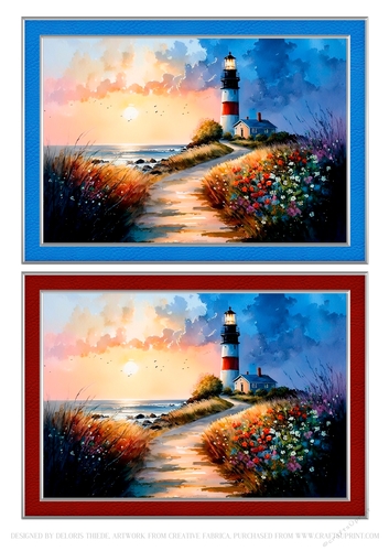 Masculine Lighthouse Cards Kit 3