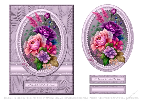 Lovely Floral Get Well Topper