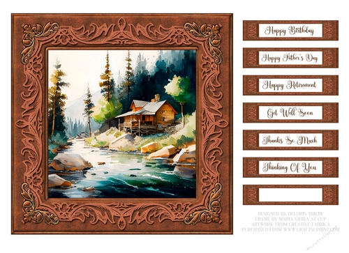 Masculine Card Topper - Card Two