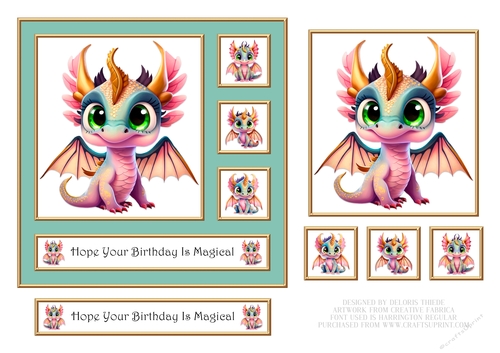 Magical Birthday Topper #2