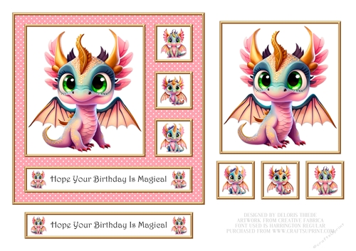 Magical Birthday Topper #2