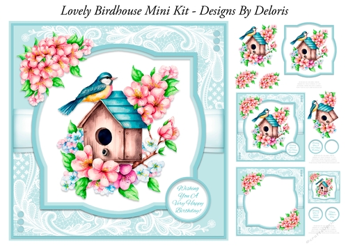 Lovely Birdhouse Mini Kit - One