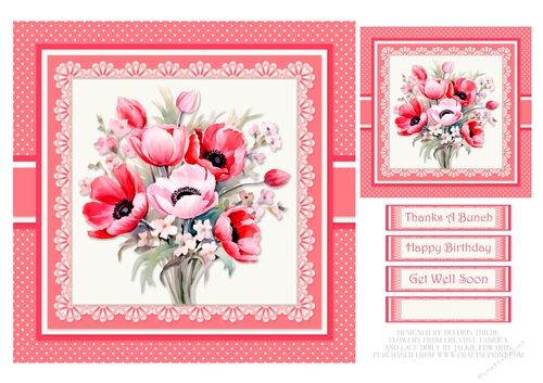 Lovely Anemones N Tulips Birthday/Get Well/Thanks