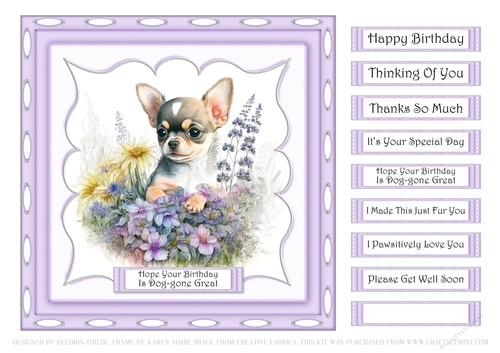 Cute Chihuahua Topper