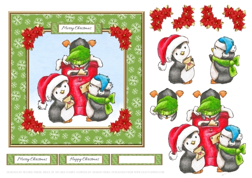 Cute Critters Holiday Topper