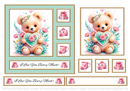 I Love You Beary Much - Card Two