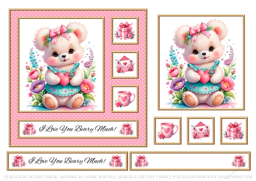 I Love You Beary Much - Card Three