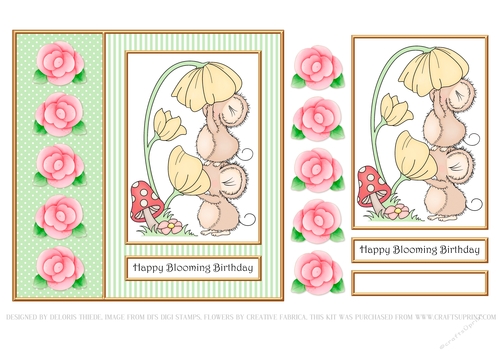 Cute Critters Birthday Topper One