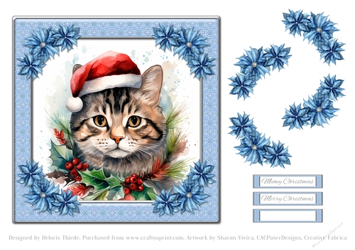 Meowy Christmas - Card One