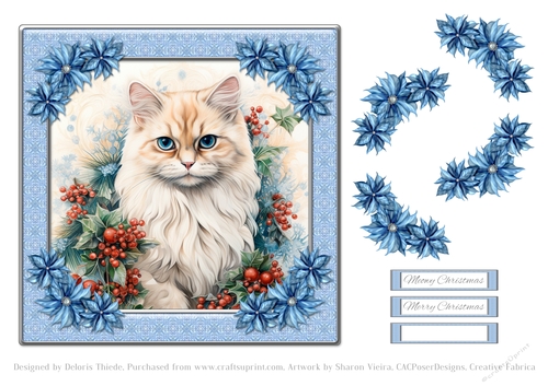 Meowy Christmas - Card Two