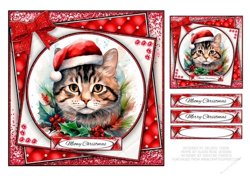 Meowy Christmas - Card One