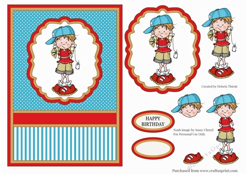 Sassy Cheryl - Noahs Surprise Gift Birthday Card