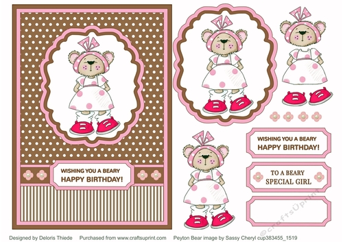 Sassy Cheryl - BEARY Happy Birthday