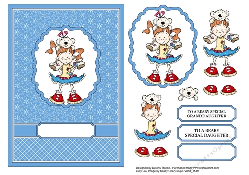 To A Beary Special Granddaughter or Daughter