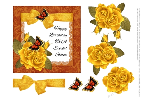 Sister - Happy Birthday To A Special Sister