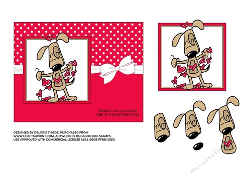 Wishing You A DOGGONE Great Valentines Day - Quick Card
