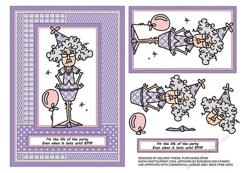 Stella - Im the life of the party (Purple/Pink)