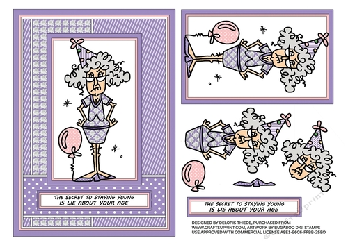 Stella - The secret to staying young  (Purple/Pink)