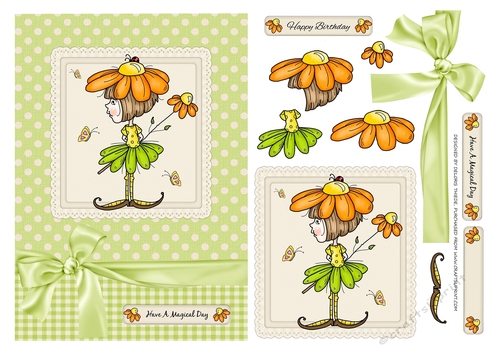 Have A Magical Day - Fairy Card Topper