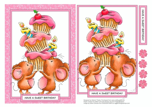 Have A Sweet Birthday - Pink